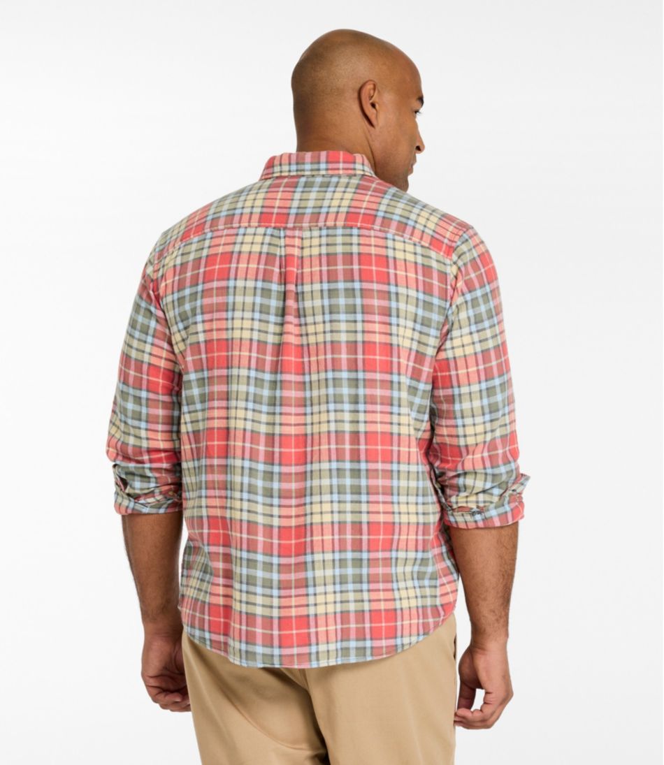 Men's Sunwashed Twill Shirt, Slightly Fitted Untucked Fit | L.L.Bean