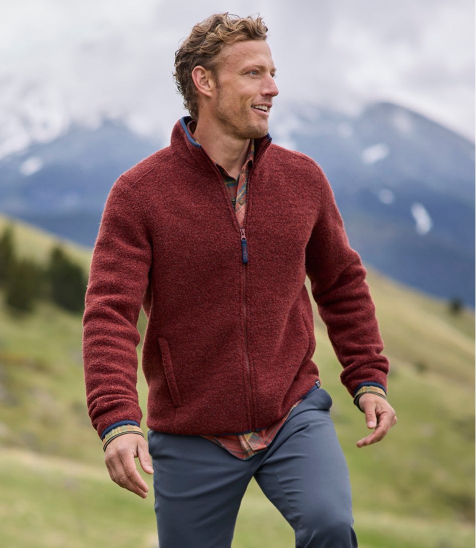 Men's All Season Wool Fleece Full-Zip Sweater | L.L.Bean