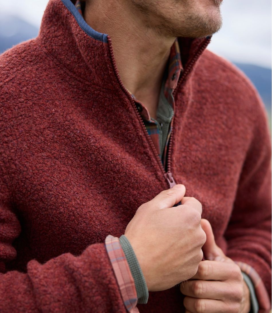 Men's All Season Wool Fleece Full-Zip Sweater | L.L.Bean