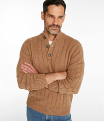 Men's Riverton Wool/Cotton Sweater, Mockneck | L.L.Bean