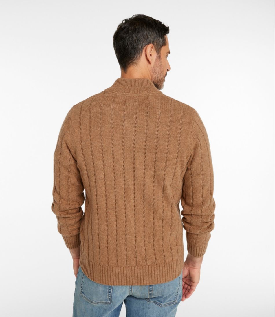 Men's Riverton Wool/Cotton Sweater, Mockneck | L.L.Bean