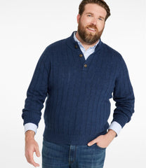 Men's Riverton Wool/Cotton Sweater, Mockneck | L.L.Bean