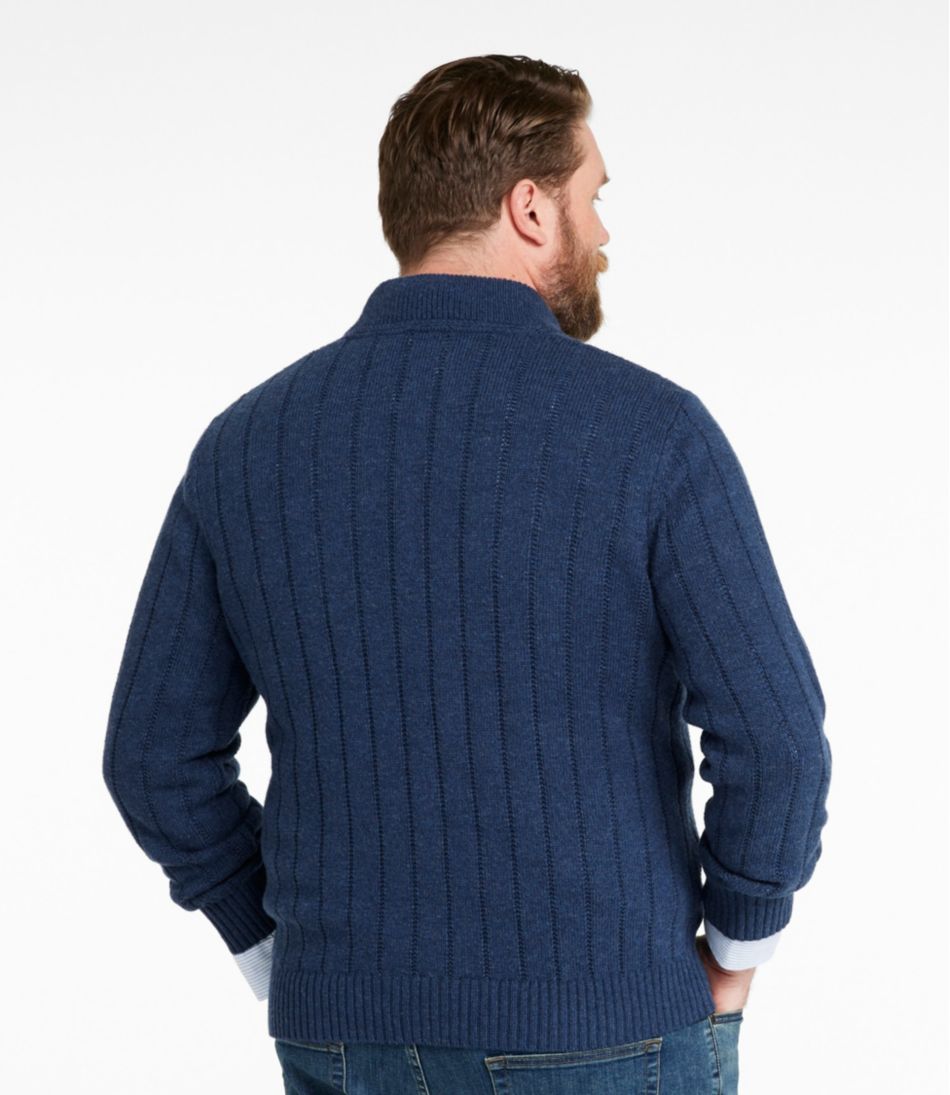 Men's Riverton Wool/Cotton Sweater, Mockneck | L.L.Bean