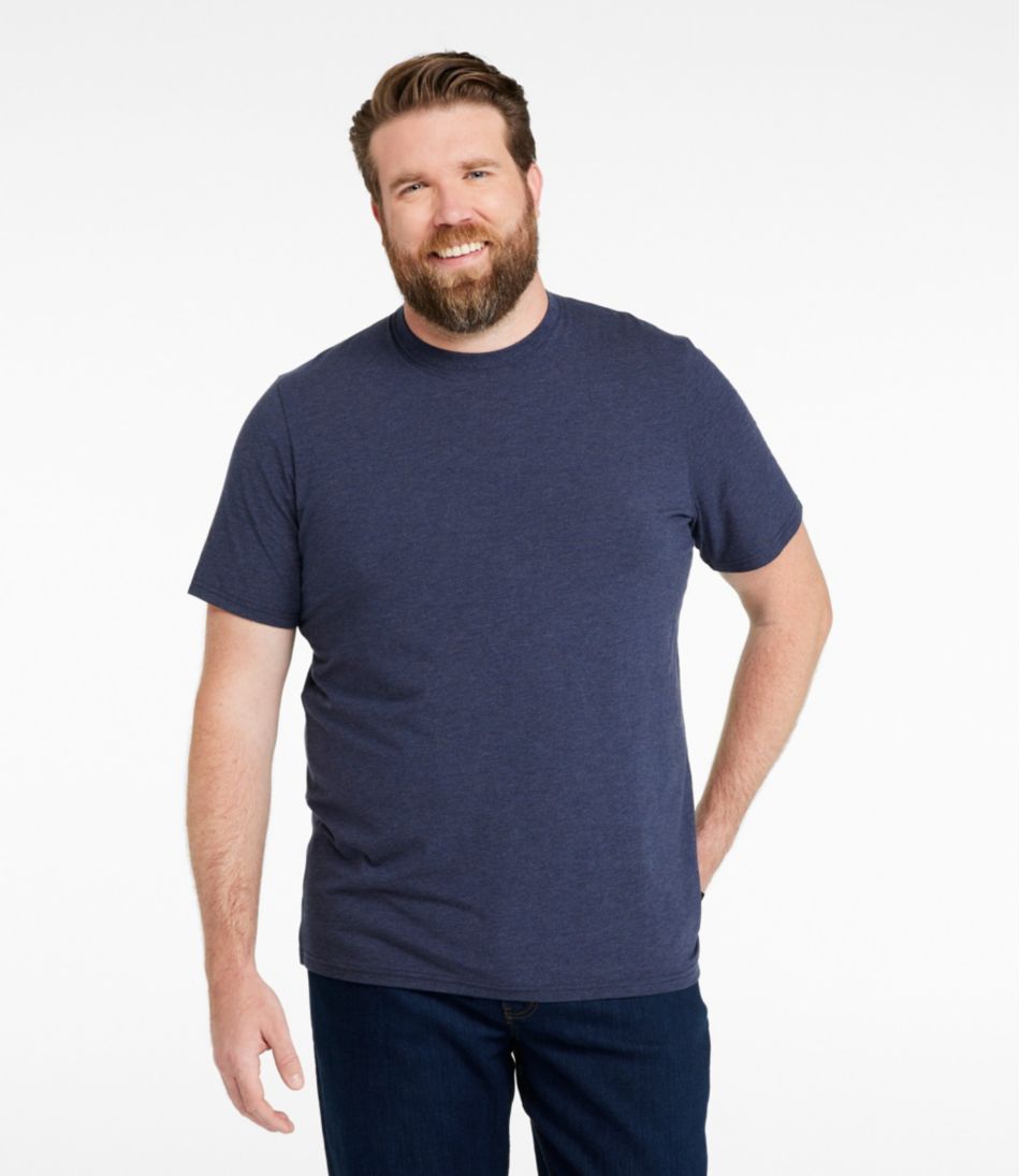 Men's Comfort Stretch Performance® Pima Tee, Short-Sleeve Without Pocket | L.L.Bean