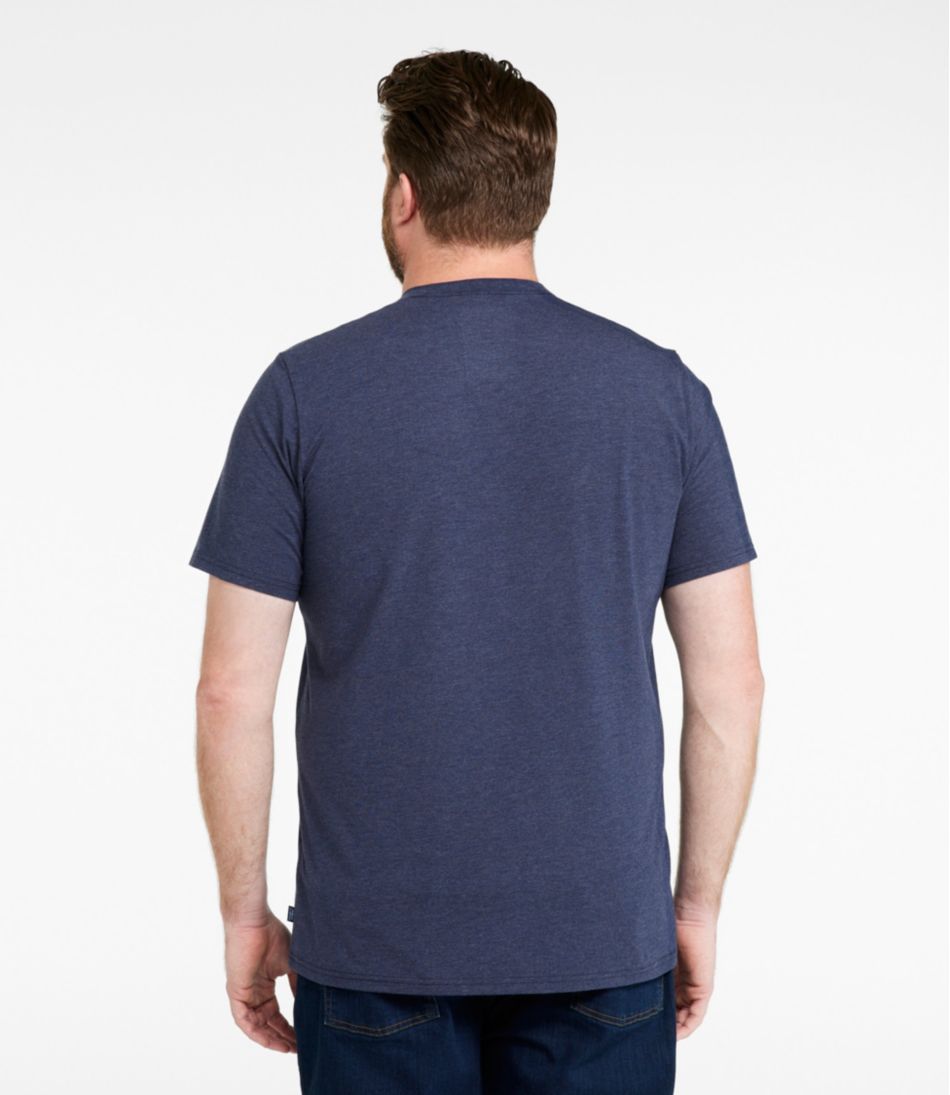 Men's Comfort Stretch Performance® Pima Tee, Short-Sleeve Without Pocket | L.L.Bean