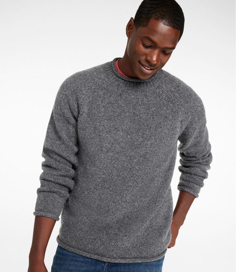 Men's Bean's Classic Ragg Wool Sweater, Rollneck | L.L.Bean