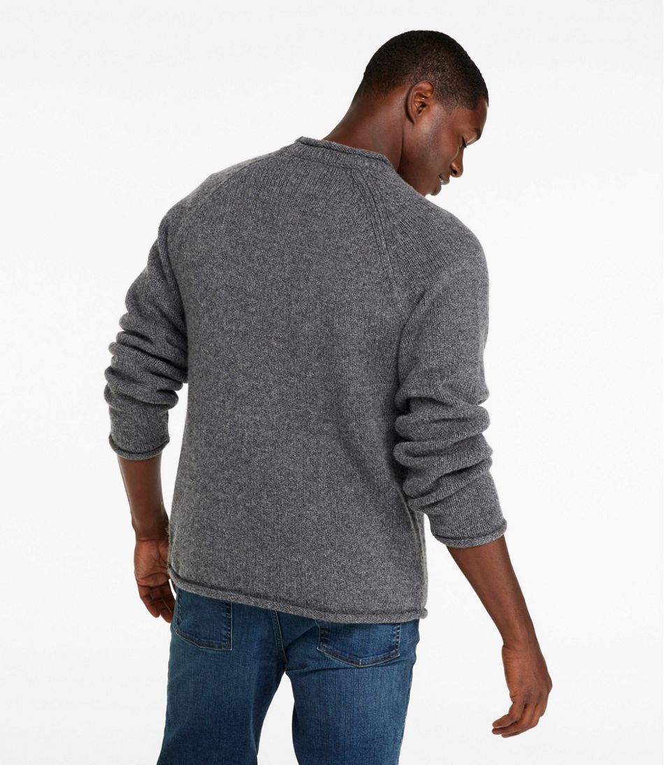 Men's Bean's Classic Ragg Wool Sweater, Rollneck | L.L.Bean