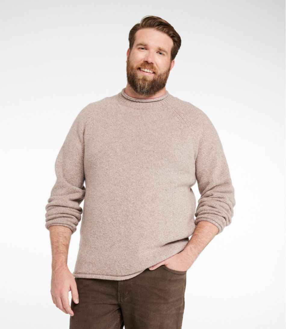 Men's Bean's Classic Ragg Wool Sweater, Rollneck | L.L.Bean