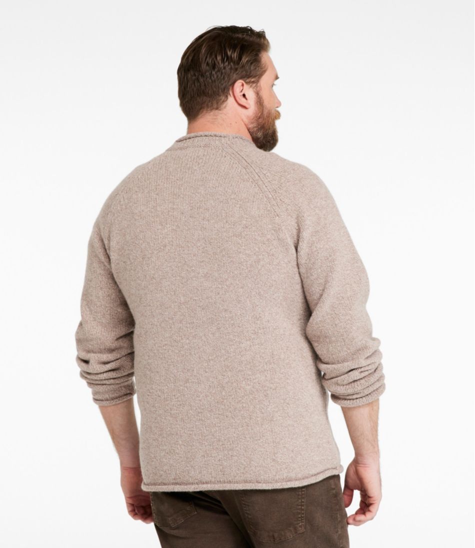 Men's Bean's Classic Ragg Wool Sweater, Rollneck | L.L.Bean