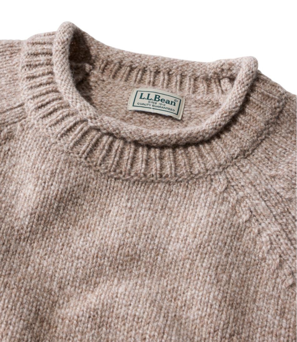Men's Bean's Classic Ragg Wool Sweater, Rollneck | L.L.Bean