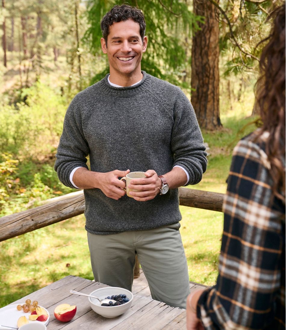 Men's Bean's Classic Ragg Wool Sweater, Rollneck | L.L.Bean