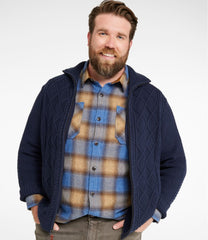 Men's Signature Cotton Fisherman Sweater, Full-Zip | L.L.Bean