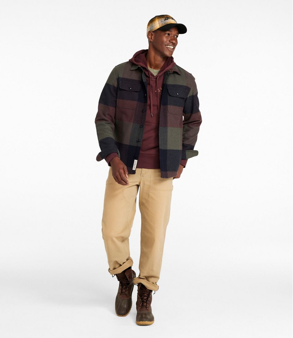Men's Signature Wool Workshirt, Plaid | L.L.Bean