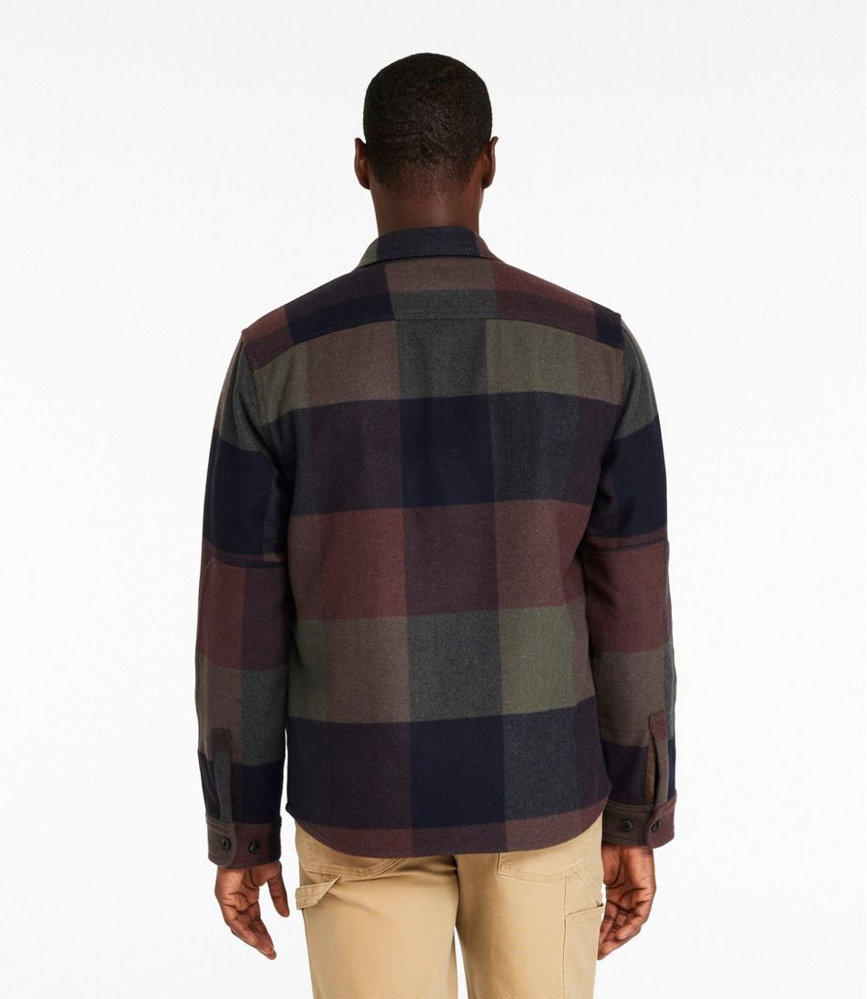 Men's Signature Wool Workshirt, Plaid | L.L.Bean