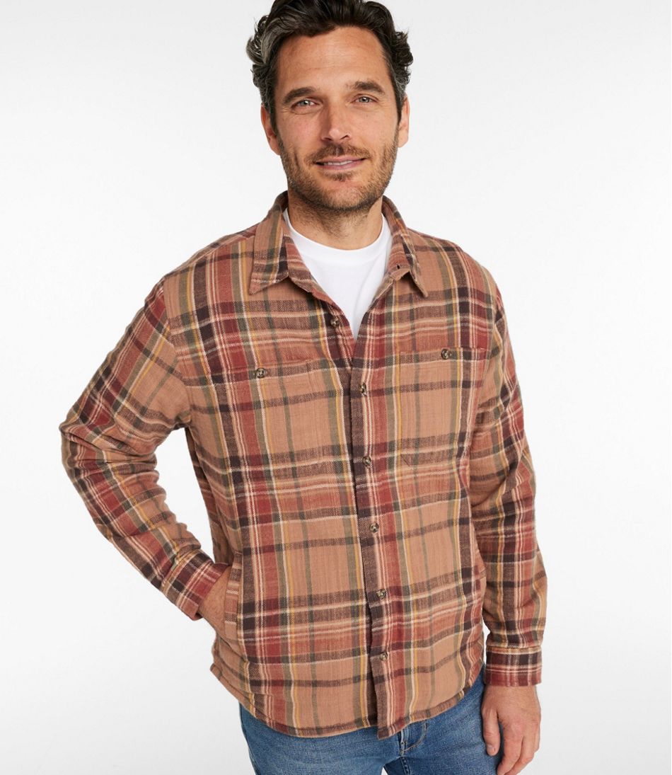 Men's 1912 Field Flannel Shirt, Lined, Slightly Fitted Untucked Fit, Plaid | L.L.Bean