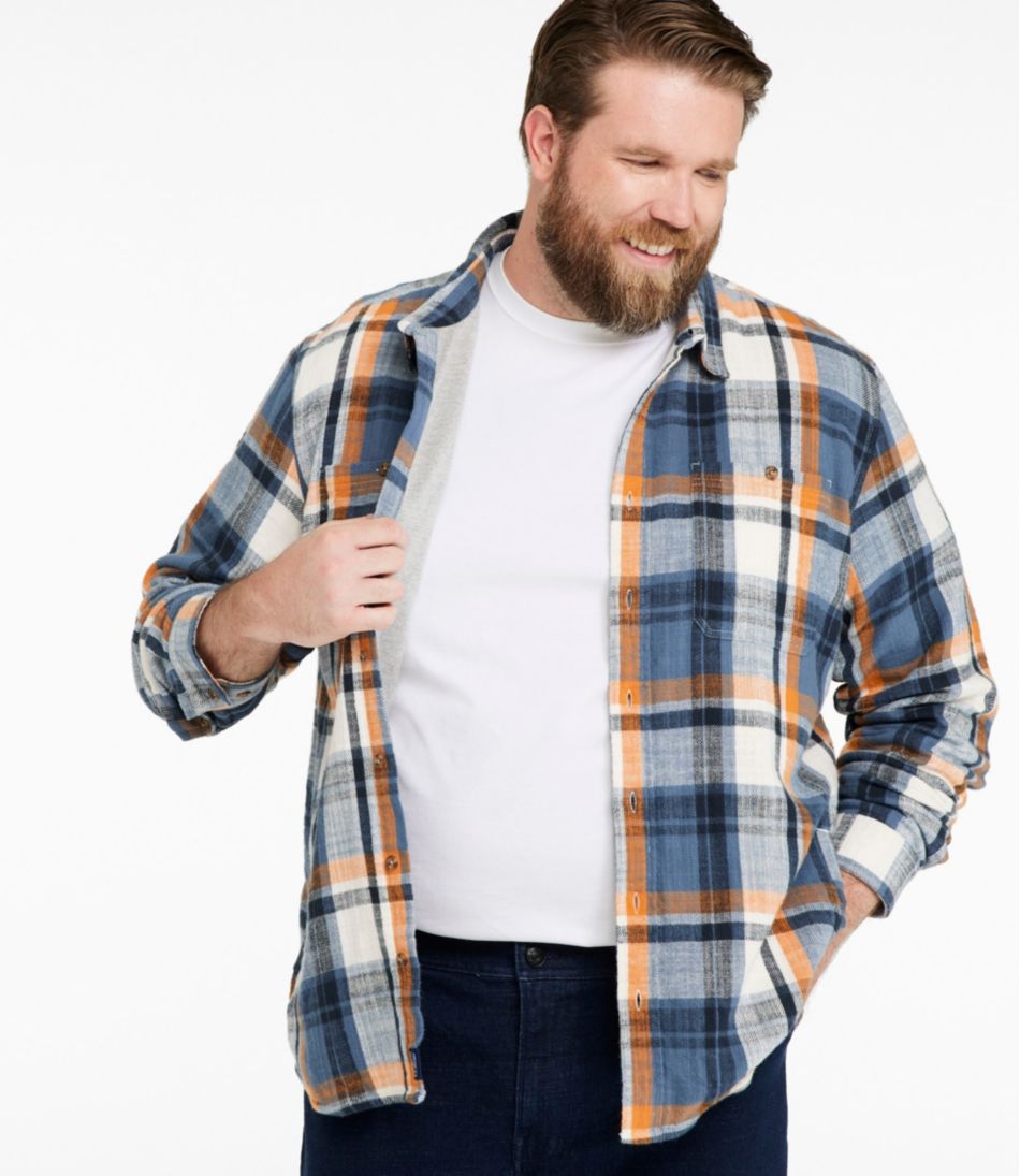 Men's 1912 Field Flannel Shirt, Lined, Slightly Fitted Untucked Fit, Plaid | L.L.Bean