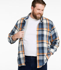 Men's 1912 Field Flannel Shirt, Lined, Slightly Fitted Untucked Fit, Plaid | L.L.Bean