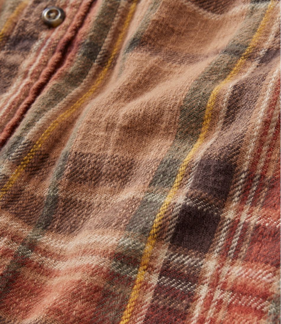 Men's 1912 Field Flannel Shirt, Lined, Slightly Fitted Untucked Fit, Plaid | L.L.Bean