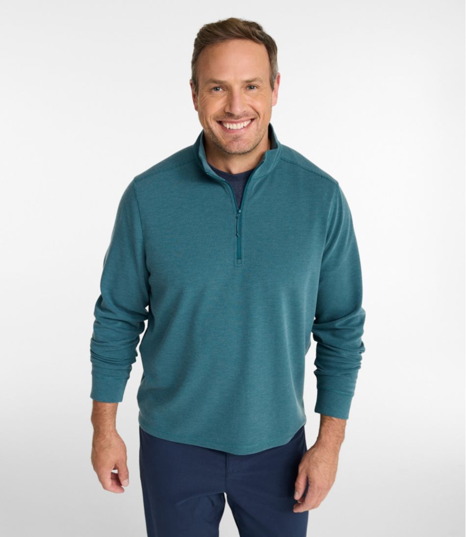 Men's Mountainside Micro Waffle, 1/4 Zip | L.L.Bean