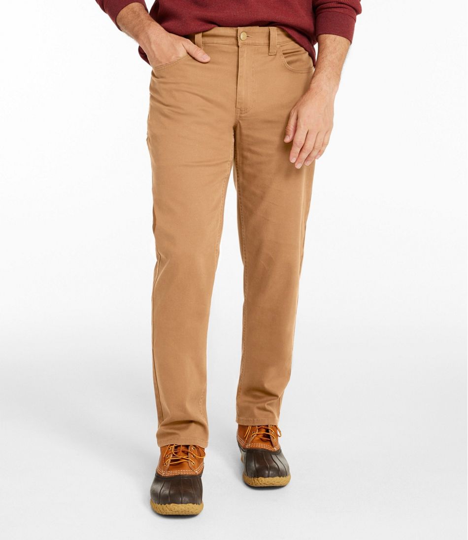Men's BeanFlex® Performance Canvas Pants, Five-Pocket, Standard Fit, Straight Leg | L.L.Bean