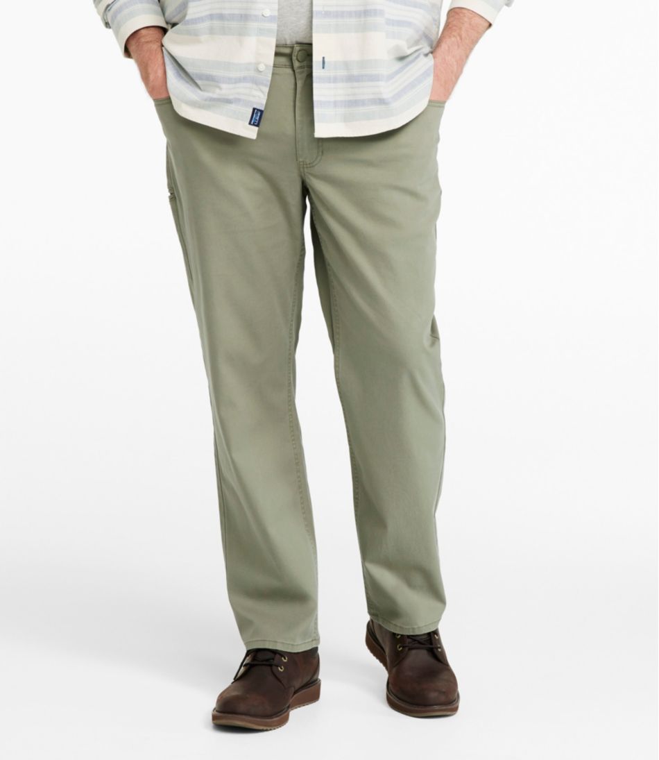 Men's BeanFlex® Performance Canvas Pants, Five-Pocket, Standard Fit, Straight Leg | L.L.Bean
