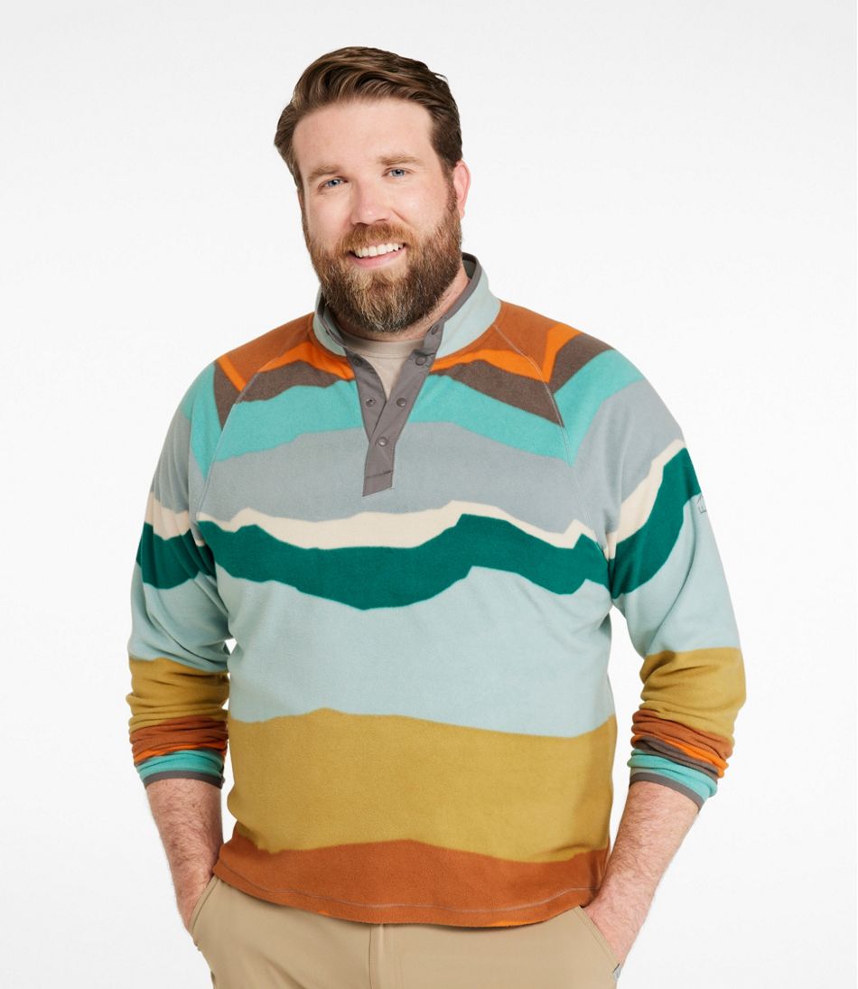 Men's All Season Access Fleece Pullover, Print | L.L.Bean