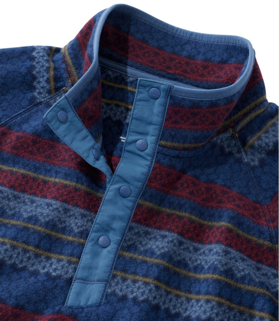 Men's All Season Access Fleece Pullover, Print | L.L.Bean