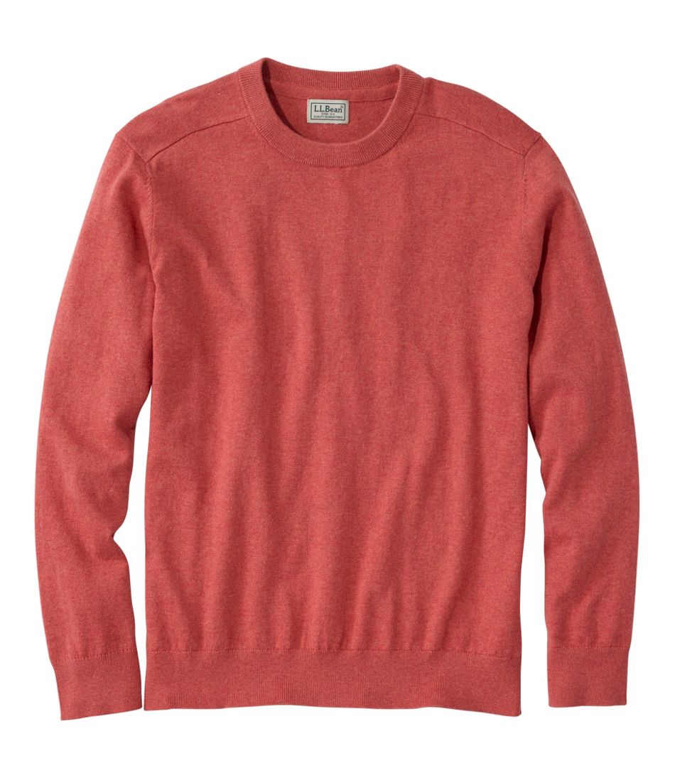 Men's All Seasons Cotton Blend Sweater, Crewneck | L.L.Bean