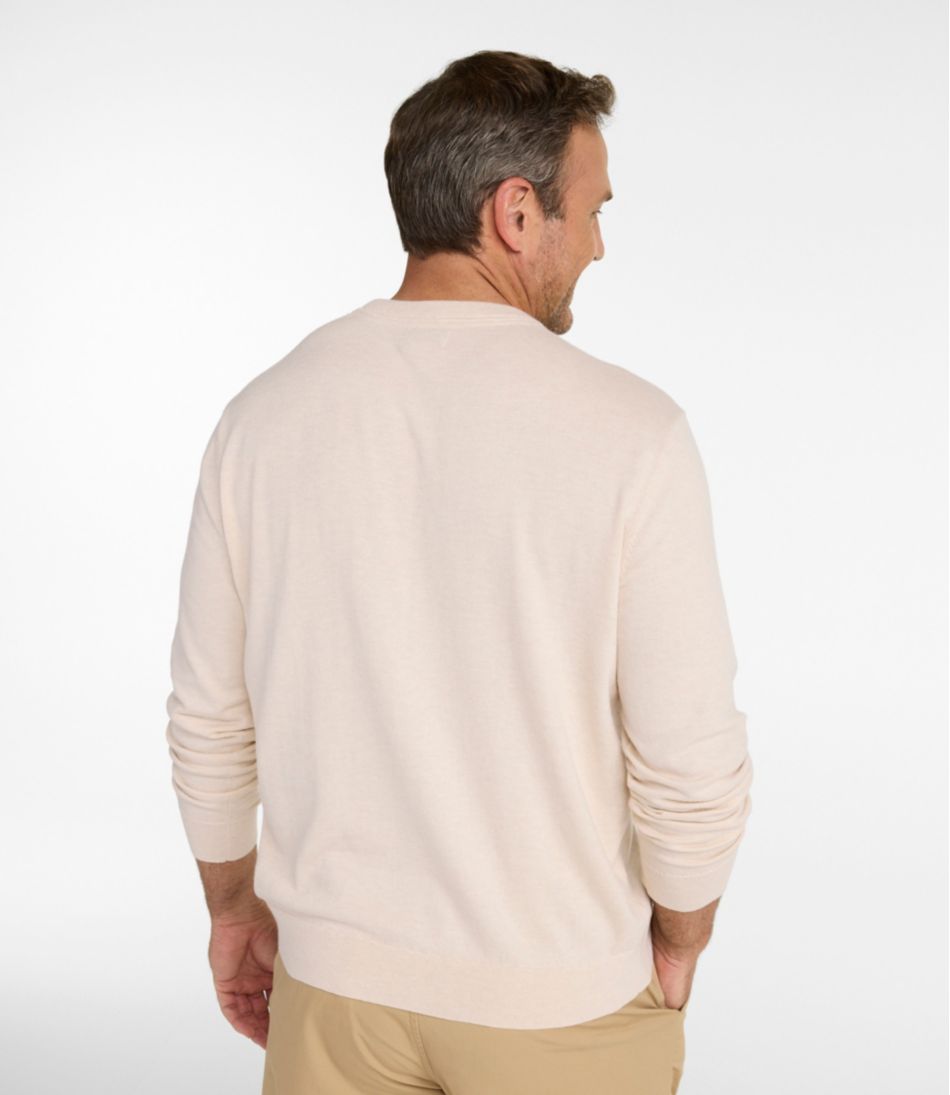 Men's All Seasons Cotton Blend Sweater, Crewneck | L.L.Bean