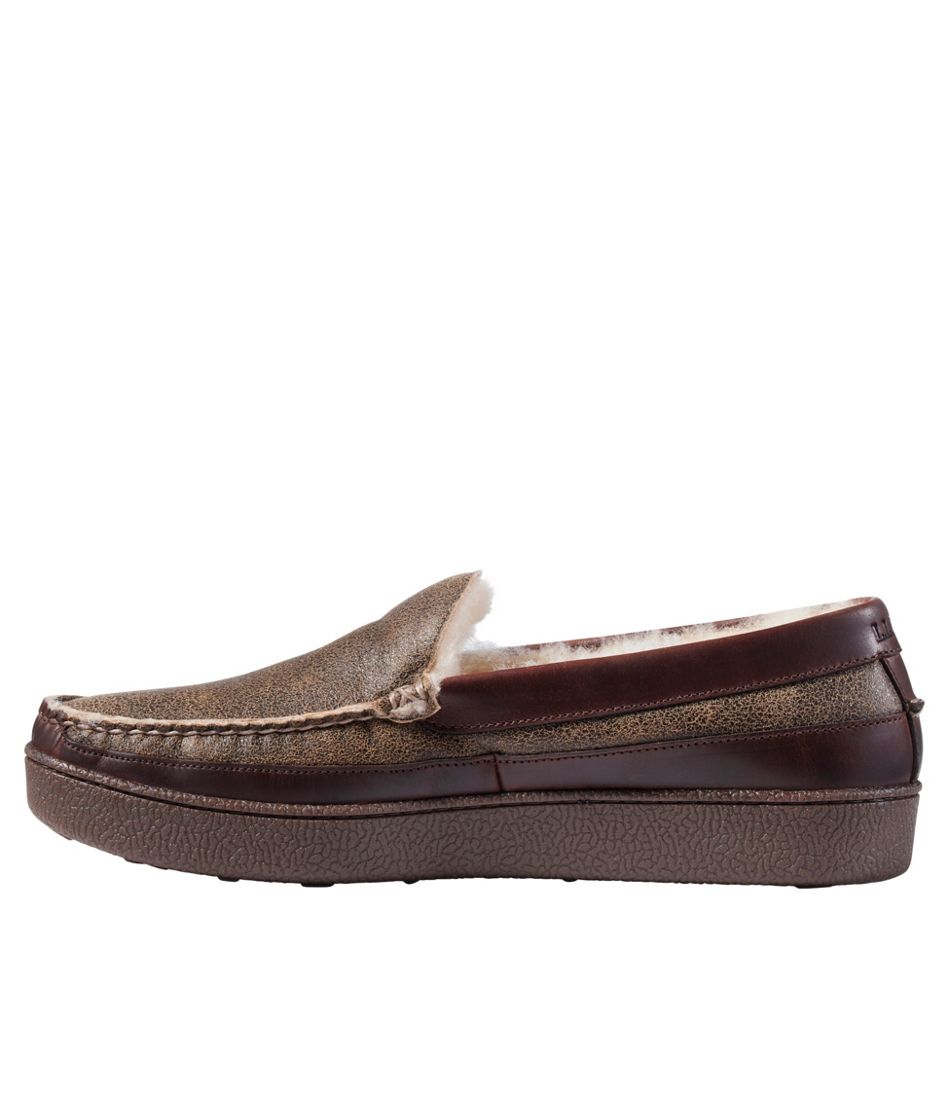 Men's Lodge Moc Vibram® Slippers, Shearling | L.L.Bean