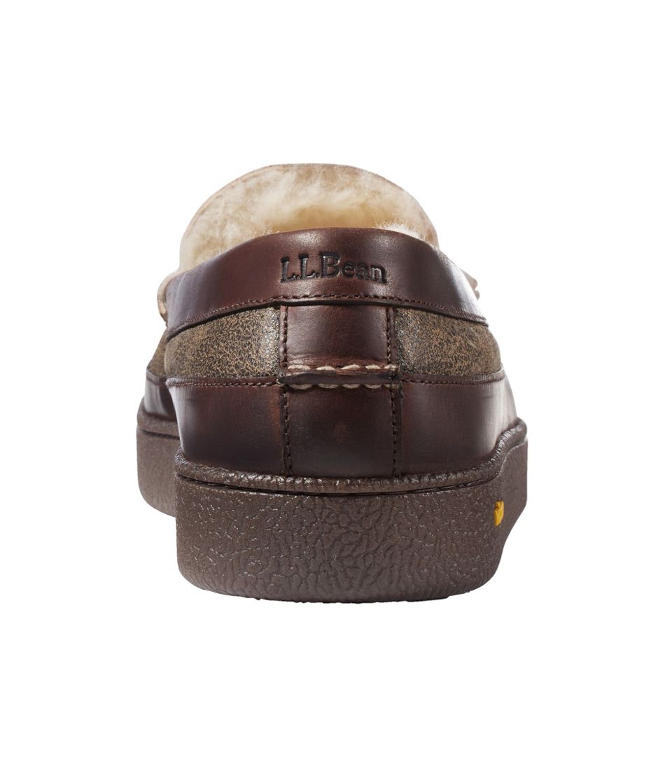 Men's Lodge Moc Vibram® Slippers, Shearling | L.L.Bean