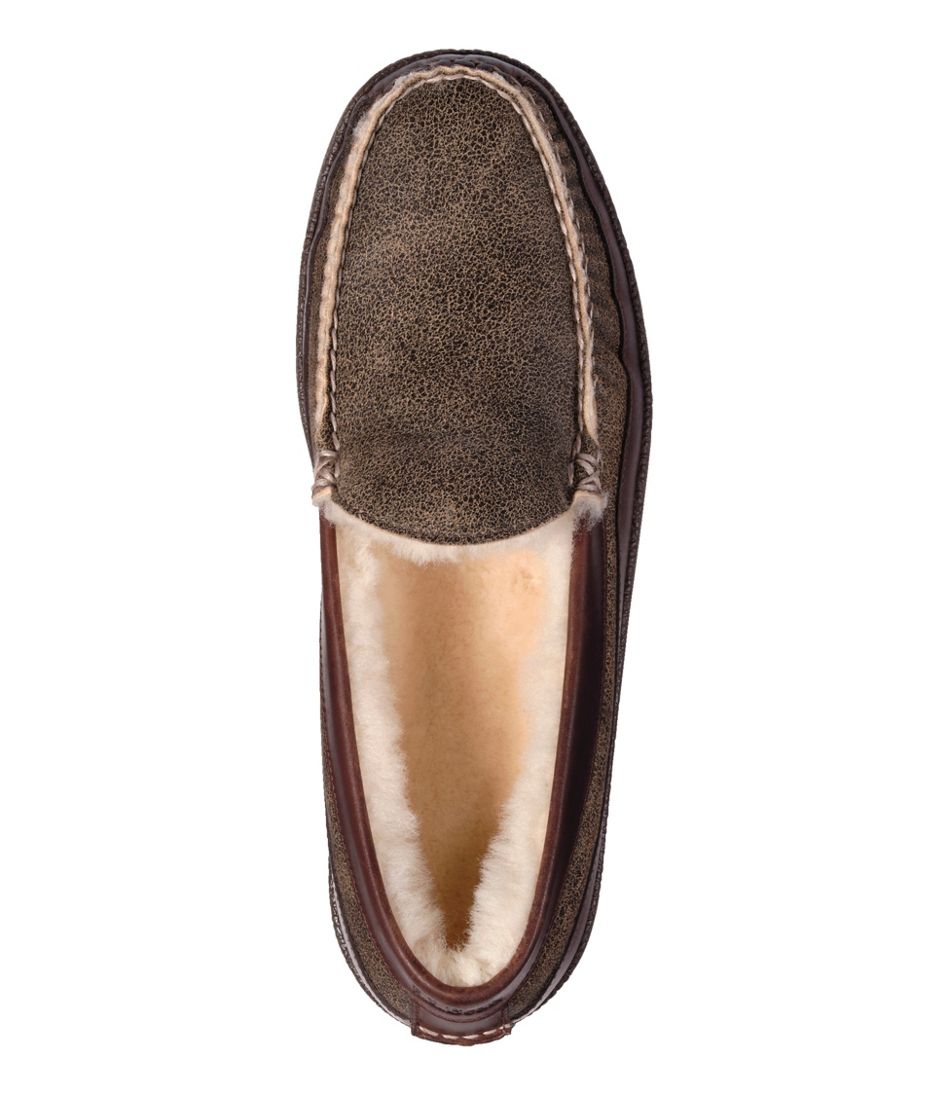 Men's Lodge Moc Vibram® Slippers, Shearling | L.L.Bean