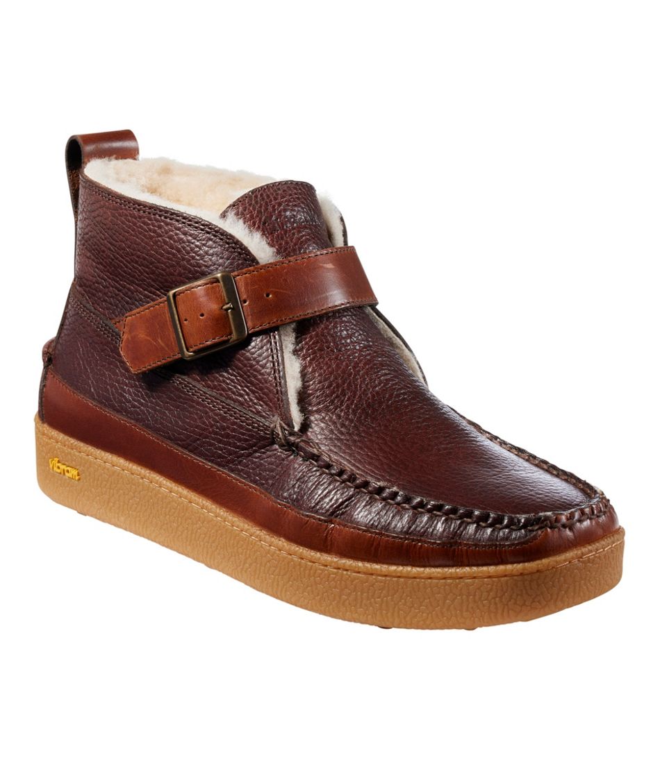 Men's Lodge Moc Vibram® Buckle Boots, Shearling | L.L.Bean