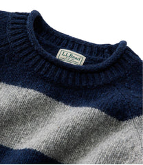 Men's Bean's Classic Ragg Wool Sweater, Rollneck, Stripe | L.L.Bean