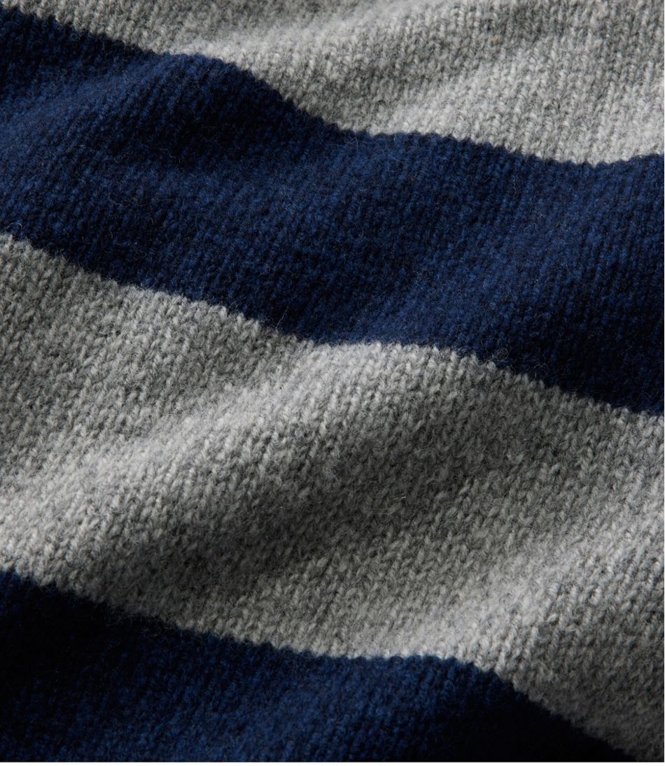 Men's Bean's Classic Ragg Wool Sweater, Rollneck, Stripe | L.L.Bean