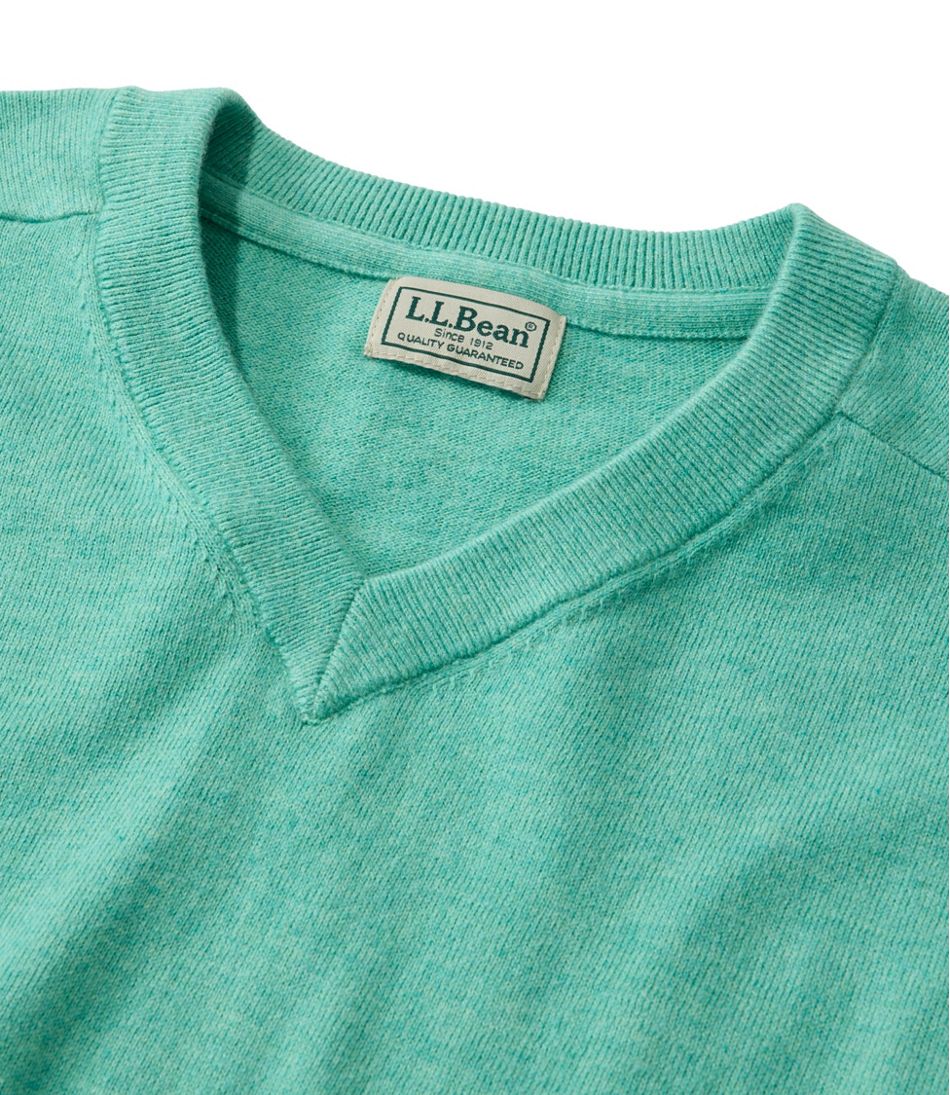 Men's All Seasons Cotton Blend Sweater, V-Neck | L.L.Bean