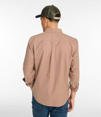 Men's Sunwashed Oxford Shirt, Slightly Fitted Untucked Fit, Stripe | L.L.Bean