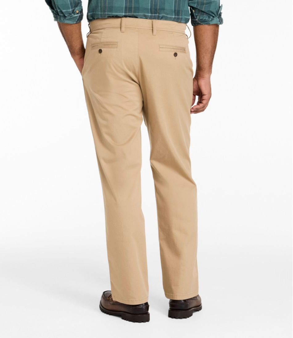 Men's Sunwashed Khaki Pants, Standard Fit, Straight Leg | L.L.Bean