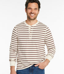 Men's Signature Northwoods Henley, Long-Sleeve, Stripe | L.L.Bean