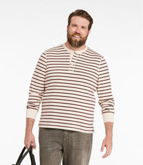 Men's Signature Northwoods Henley, Long-Sleeve, Stripe | L.L.Bean