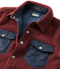 Men's Signature Mixed Media Fleece Shirt Jacket | L.L.Bean