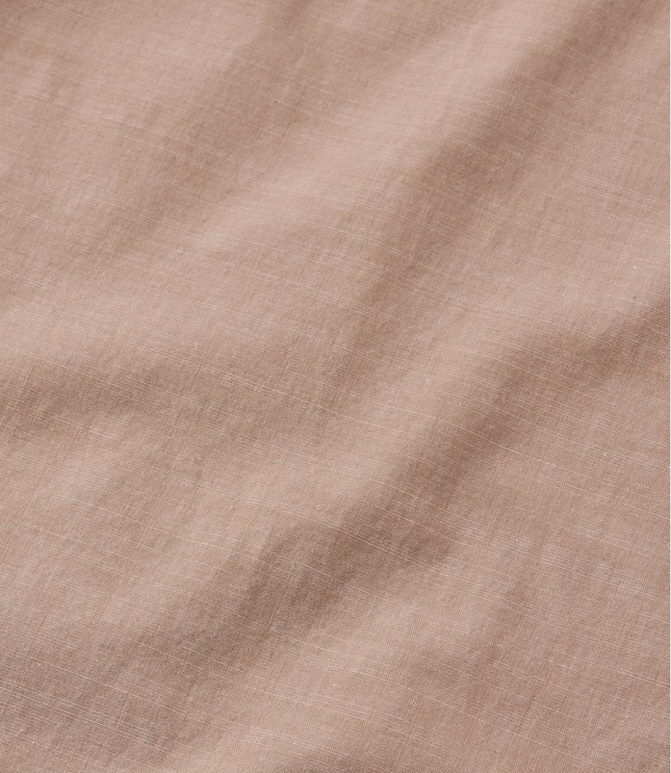Men's Comfort Stretch Performance® Chambray Shirt, Short-Sleeve, Slightly Fitted Untucked Fit | L.L.Bean