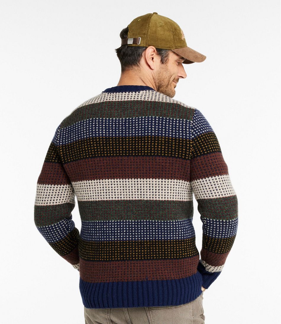 Men's Signature 1980 Matinicus Rock Sweater, Crewneck, Stripe | L.L.Bean
