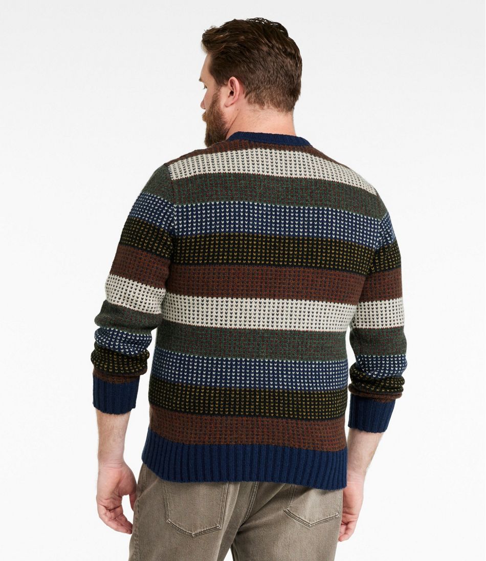 Men's Signature 1980 Matinicus Rock Sweater, Crewneck, Stripe | L.L.Bean