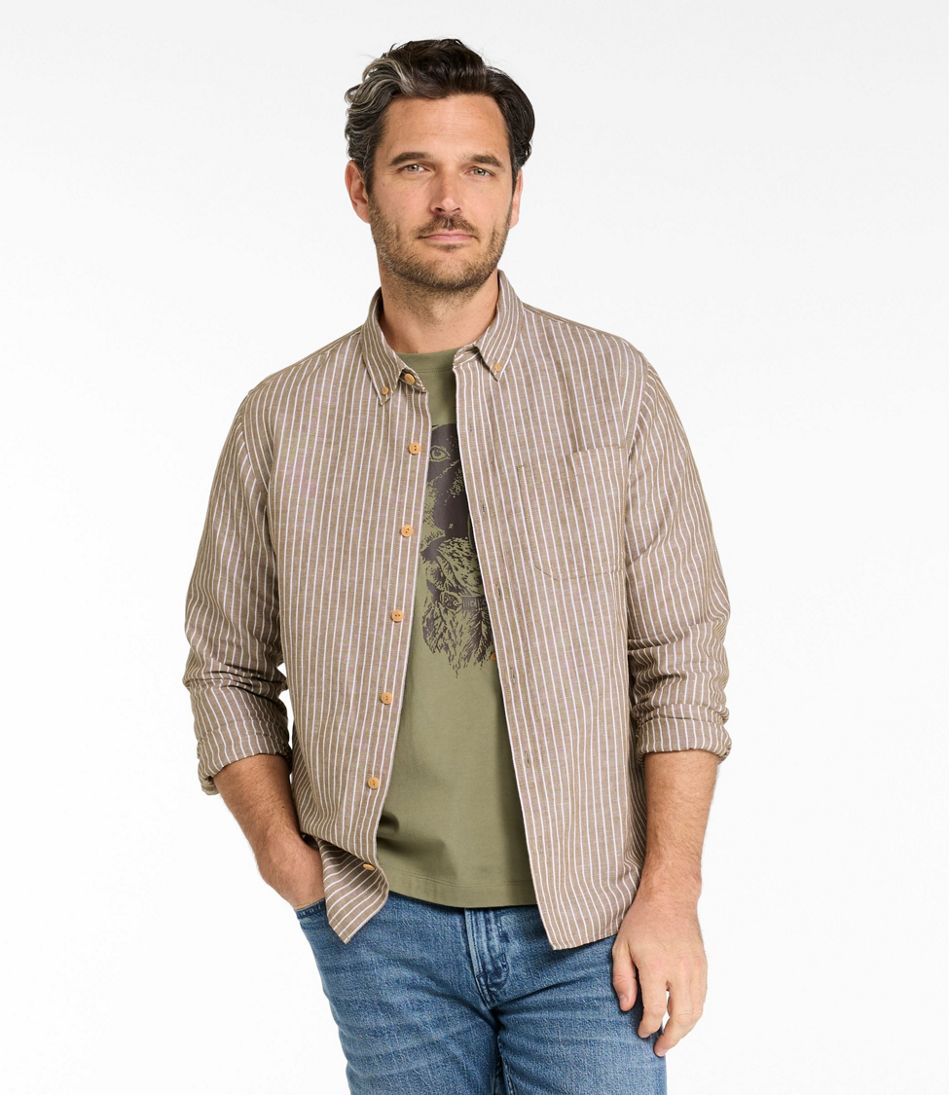 Men's Signature Wharfside Linen Blend Shirt | L.L.Bean