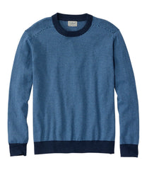 Men's All Seasons Cotton Blend Sweater, Crewneck, Stripe | L.L.Bean