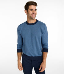 Men's All Seasons Cotton Blend Sweater, Crewneck, Stripe | L.L.Bean