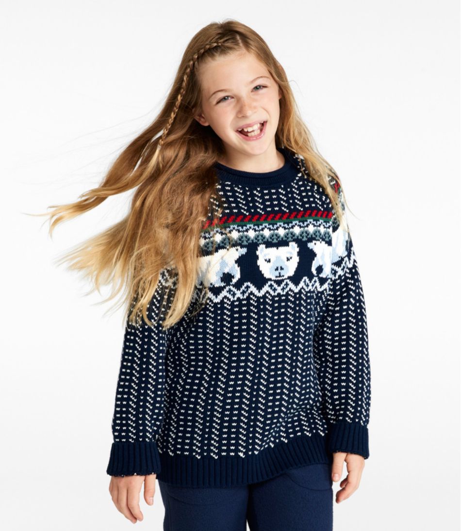 Kids' Cotton Rollneck Sweater | L.L.Bean