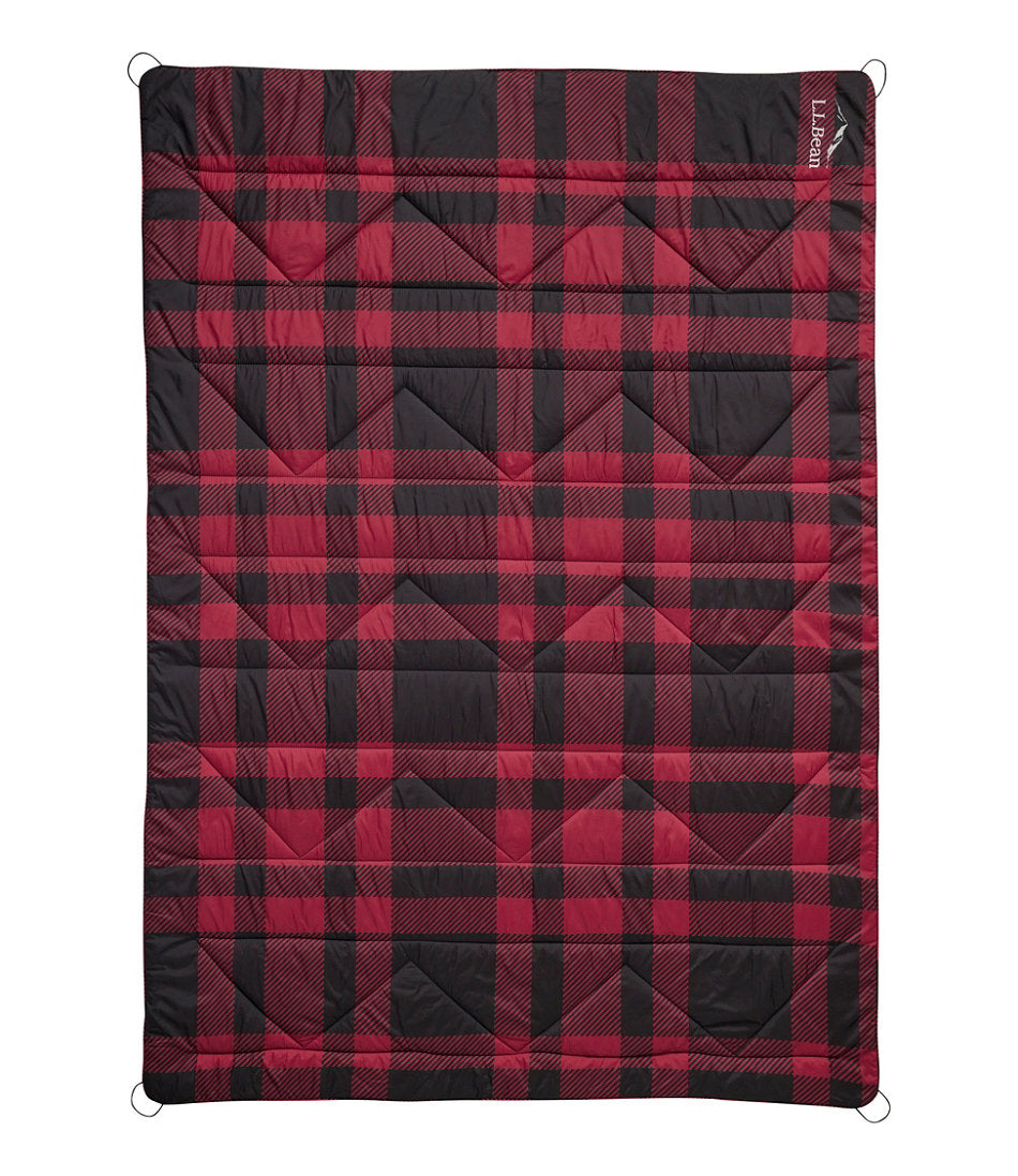 Black/Royal Red Plaid,OS