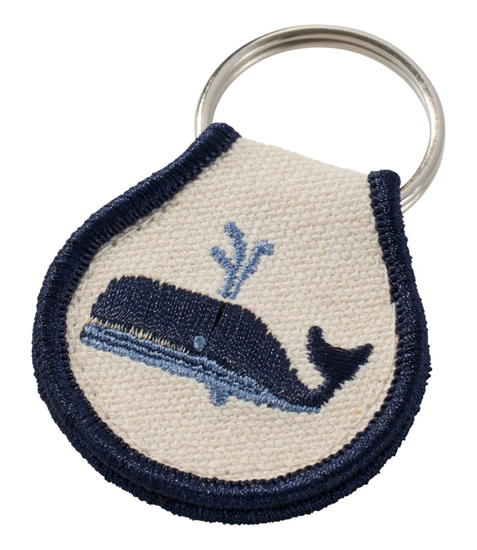 Embroidered Patch Charm, Whale | L.L.Bean